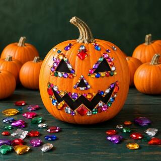 Bejewled Pumpkin